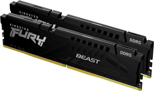 Kingston FURY Beast Black 64GB (2x32GB) DDR5 5600MHz RAM Kit