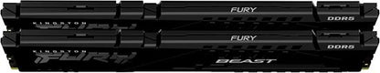 Kingston FURY Beast Black 64GB (2x32GB) DDR5 5600MHz RAM Kit
