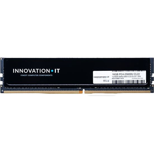 Innovation IT 16GB DDR4 3200MHz CL22 RAM me Heatspreader