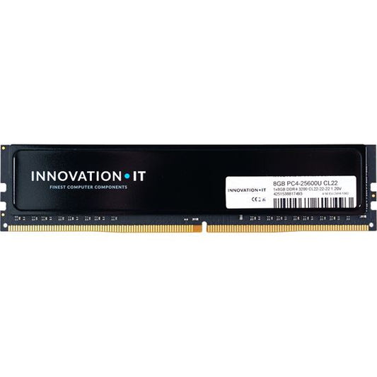 Innovation IT 8GB DDR4 3200MHz CL22 RAM me Heatspreader