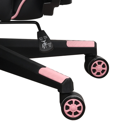 darkFlash RC360 Karrige Gaming Ergonomike me Lëkurë Sintetike Premium, Rozë