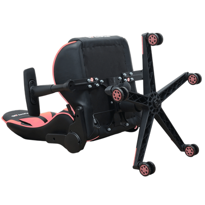 darkFlash RC360 Karrige Gaming Ergonomike me Lëkurë Sintetike Premium, Rozë