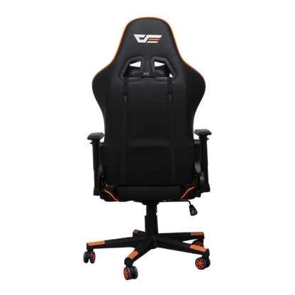 darkFlash RC360 Karrige Gaming Ergonomike me Lëkurë Sintetike Premium, Ultra Durable, Portokalli