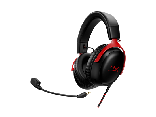 HyperX Cloud III Kufje Gaming me Mikrofon, Wired, 53mm Drivers, Black/Red
