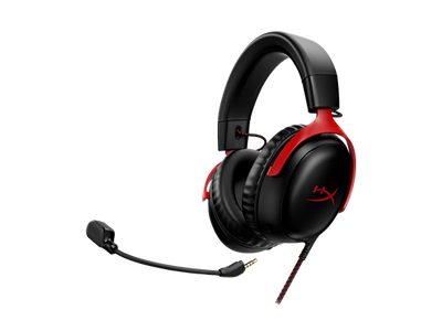 HyperX Cloud III Kufje Gaming me Mikrofon, Wired, 53mm Drivers, Black/Red