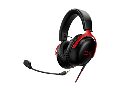 HyperX Cloud III Kufje Gaming me Mikrofon, Wired, 53mm Drivers, Black/Red