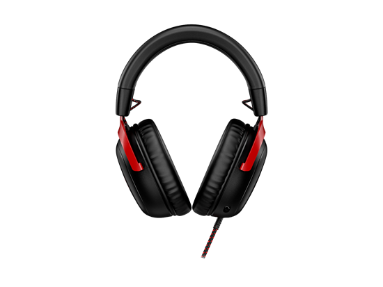 HyperX Cloud III Kufje Gaming me Mikrofon, Wired, 53mm Drivers, Black/Red, pamja 3