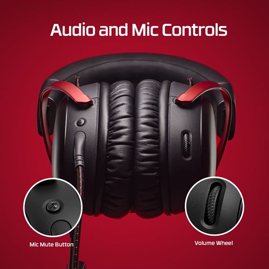 HyperX Cloud III Kufje Gaming me Mikrofon, Wired, 53mm Drivers, Black/Red, pamja 6