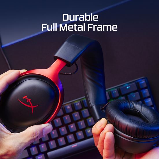 HyperX Cloud III Kufje Gaming me Mikrofon, Wired, 53mm Drivers, Black/Red, pamja 7