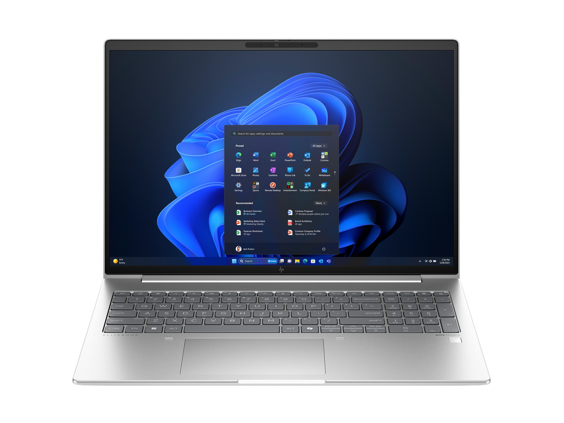 HP EliteBook 660 G11 laptop 16" ngjyrë argjendi, pamja 2