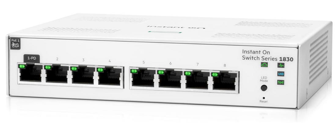 HPE Aruba Instant On 1830 8G switch, pamja 2