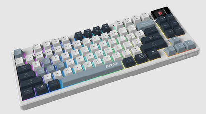 Msi Forge GK600 Tkl W Sky US Wireless Gaming Keyboard, Tkl 87 Taste, RGB, Layout US – Tastierë, pamja 2