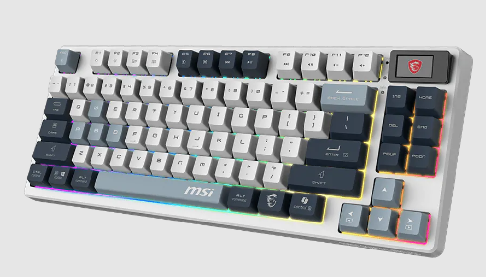 Msi Forge GK600 Tkl W Sky US Wireless Gaming Keyboard, Tkl 87 Taste, RGB, Layout US – Tastierë, pamja 3