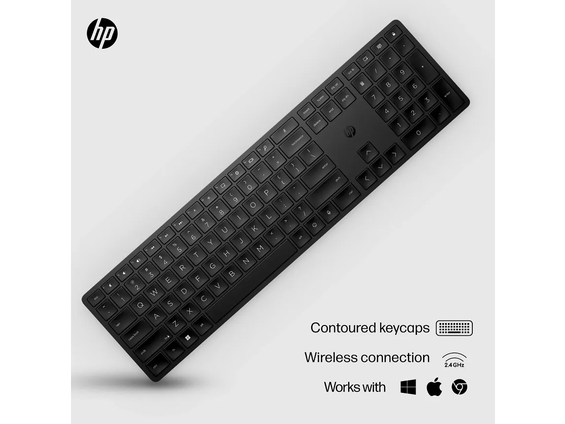 HP 450 tastierë wireless e zezë, pamja 3