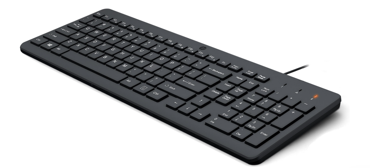 HP 150 tastierë me kabllo e zezë, pamja 2