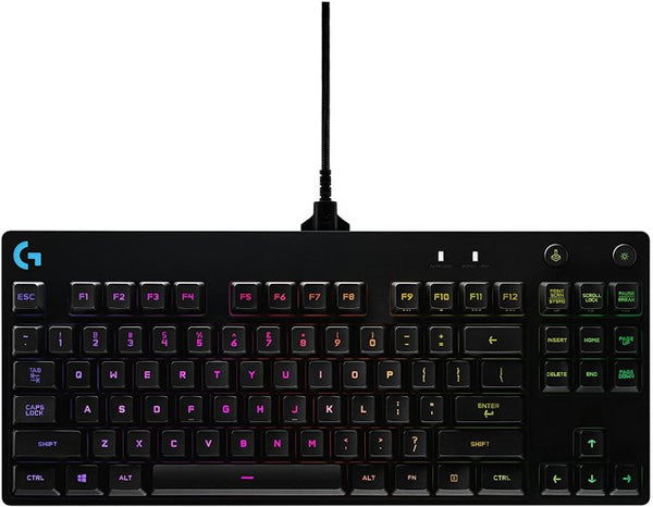 Logitech G PRO Tastierë Gaming Mekanike TKL, GX Blue, RGB, e Zezë