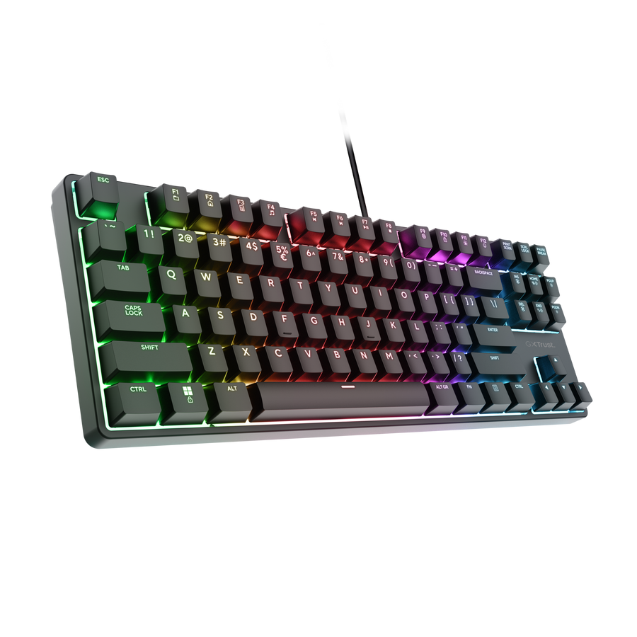Trust GXT 864 Cada tastierë gaming mekanike TKL, pamja 2