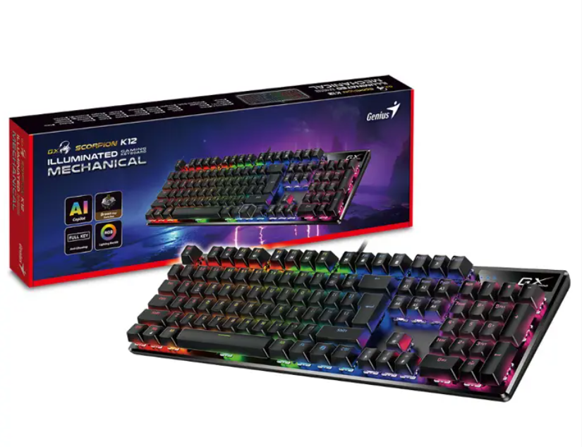 Genius Scorpion K12 tastierë gaming mekanike RGB