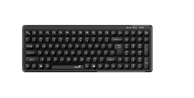 Genius LuxeMate Q7100BT tastierë wireless e zezë