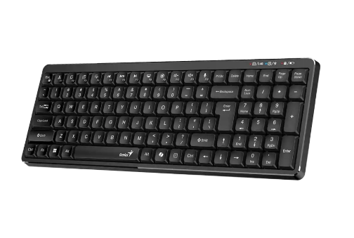 Genius LuxeMate Q7100BT tastierë wireless e zezë, pamja 2