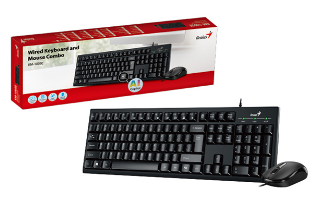 Genius KM-100SE set tastierë dhe maus USB, pamja 2