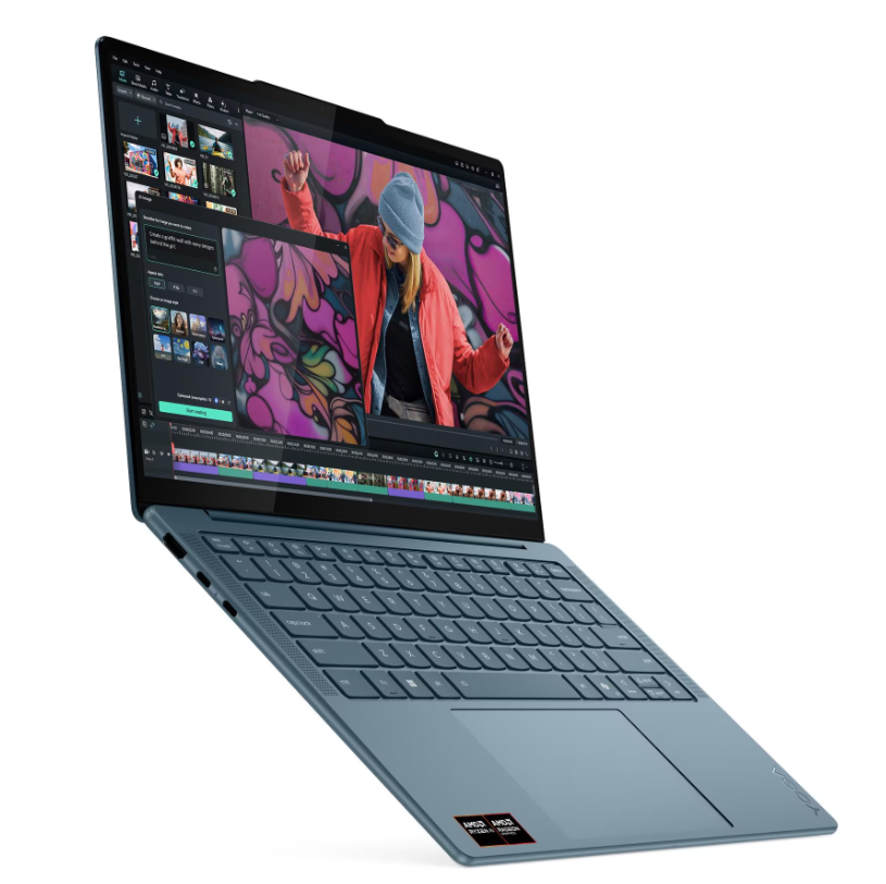Lenovo Yoga Slim 7 14AKP10 laptop OLED Tidal Teal, pamja 2