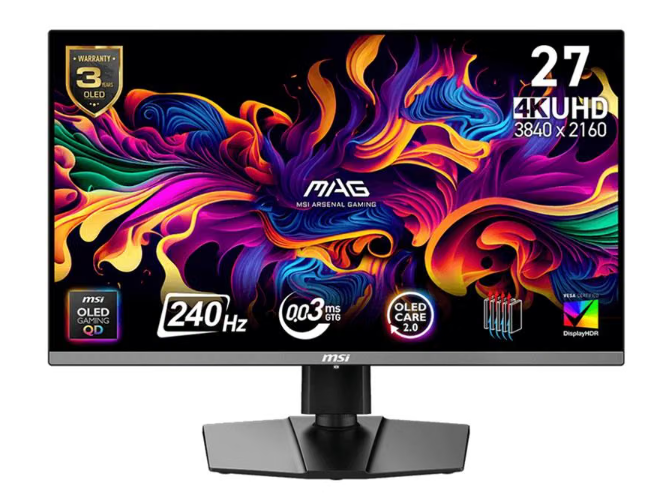 MSI MN MAG 272UP QD-OLED X24,26.5",UHD