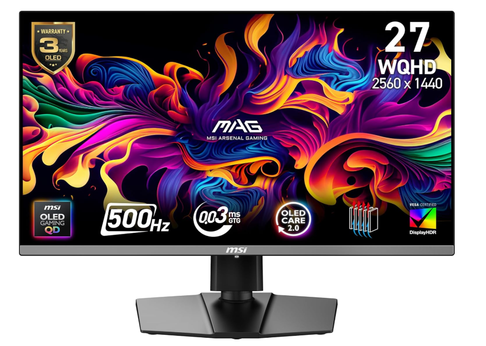 MSI Monitor MAG 272QP QD-OLED X50