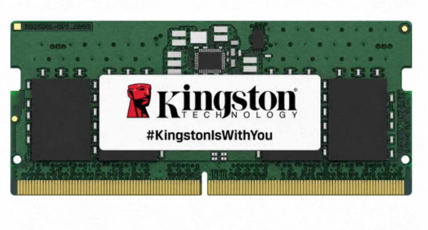 Kingston ValueRAM RAM 8GB DDR5 5600MT/s CL46 SO-DIMM për Laptop