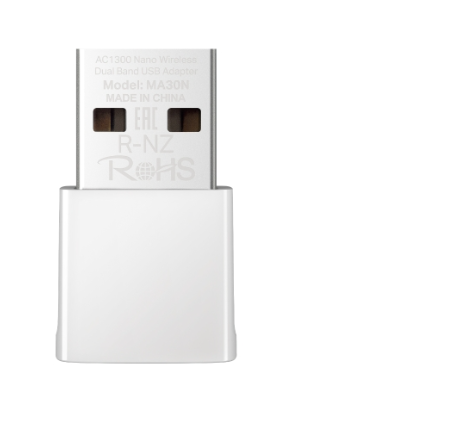 Mercusys MA30N Adapter Wi-Fi USB Nano AC1300 Dual Band