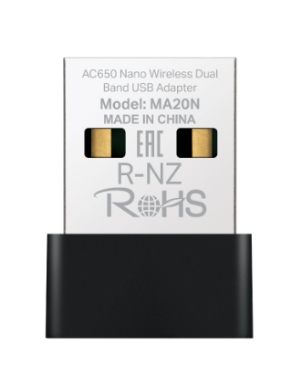Mercusys MA20N Adapter Wi-Fi USB Nano AC650 Dual Band