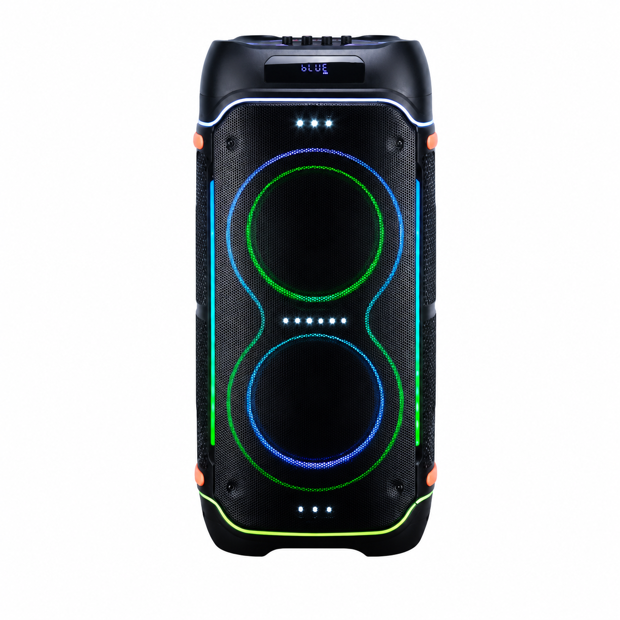 HS-TD10L3 Altoparlant Bluetooth Portativ 100W, Wireless, me LED RGB, TWS, USB dhe FM Radio