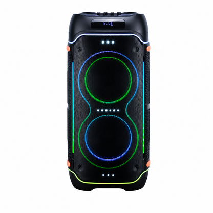 HS-TD10L3 Altoparlant Bluetooth Portativ 100W, Wireless, me LED RGB, TWS, USB dhe FM Radio