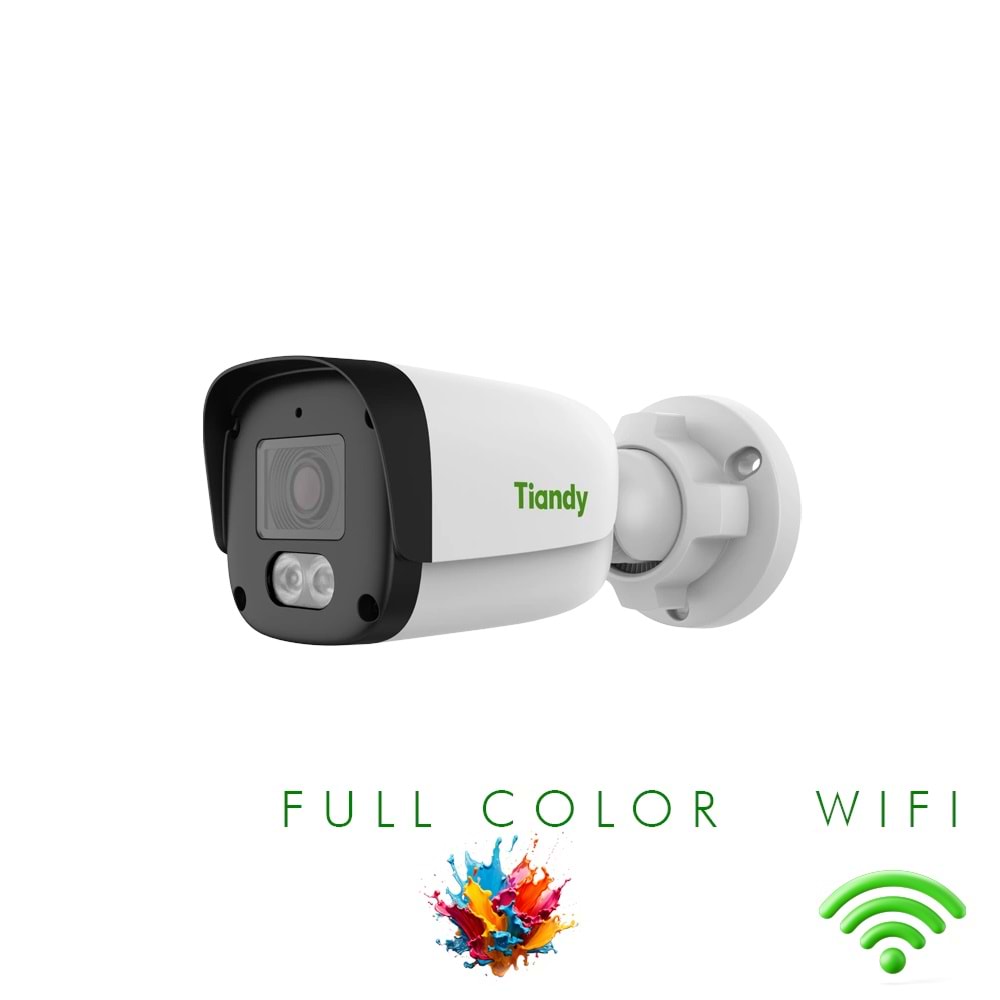 4MP Fixed IR Wi-Fi Bullet Camera Tiandy (TC-C34QN 2.8mm) – Kamerë Sigurie WiFi