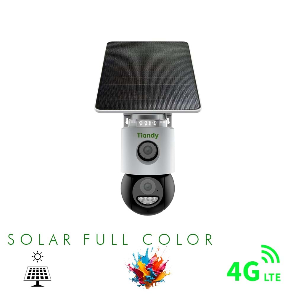 Tiandy 6MP Fixed Color Maker 4G PT Camera – Model: TC-H363U – Kamerë Sigurie WiFi