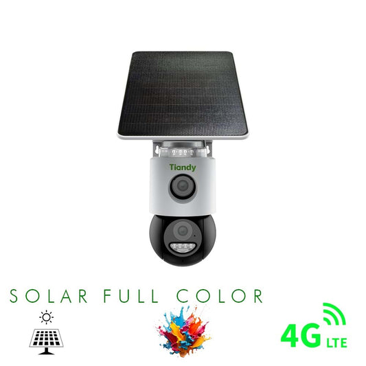 Tiandy 6MP Fixed Color Maker 4G PT Camera – Model: TC-H363U