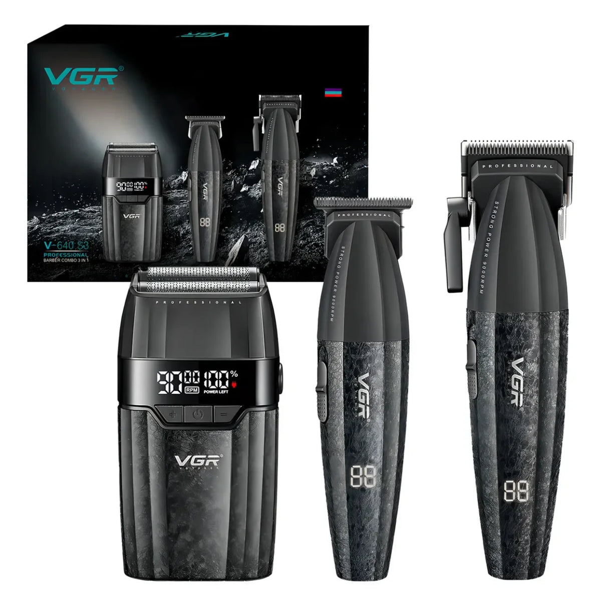VGR V-640 S3 – Makina Profesionale për Berbera – Makinë Qethjeje
