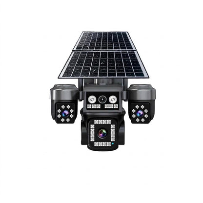 Kamerë Solare 4G me 3 Pamje YOOSEE, Kamerë Sigurie me Energji Diellore