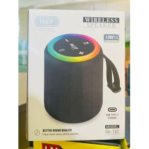 H@F GU0192 Altoparlant Portativ Wireless Bluetooth me Tingull Stereo dhe Bas të Fuqishëm