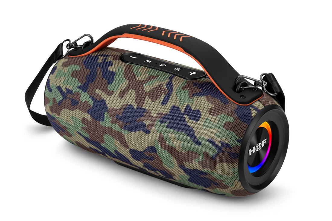 H@F GU-133 Altoparlant Portativ me Karikim Solar dhe Bluetooth – Zmadhues Zëri Bluetooth, pamja 2