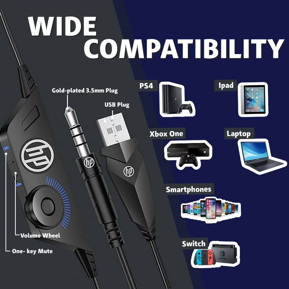 Kufje gaming – HP H320, pamja 2