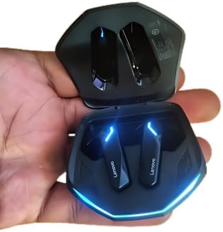 Lenovo GM2 Pro True Wireless Gaming Earphones, Kufje Gaming TWS Bluetooth me Mikrofon dhe Kuti Karikimi