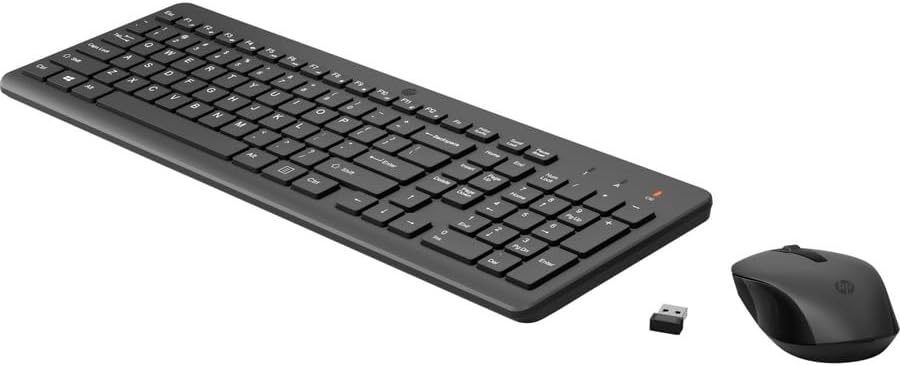 HP 150 Wired Keyboard & Mouse Combo, Tastierë dhe Maus me Kabllo USB, Set për PC, E zezë, pamja 2