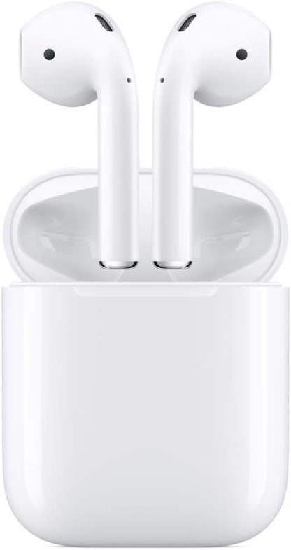 Apple AirPods 2 Gjenerata e 2-të, kufje wireless profesionale me çip H1, Bluetooth 5.0 dhe deri në 24+ orë autonomi