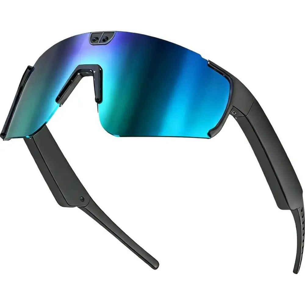 Aligator Smart Glasses Sport Black-Blue me Kamerë 8MP Sony, Full HD 30fps, Bluetooth 5.4, IP65 – Syze me Kamerë, pamja 2