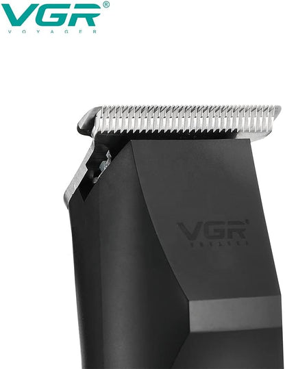 VGR V-229 Makinë e vogël (trimmer) për flokë dhe mjekër me teh T inox, 120 minuta punë dhe 3 krehra udhëzues