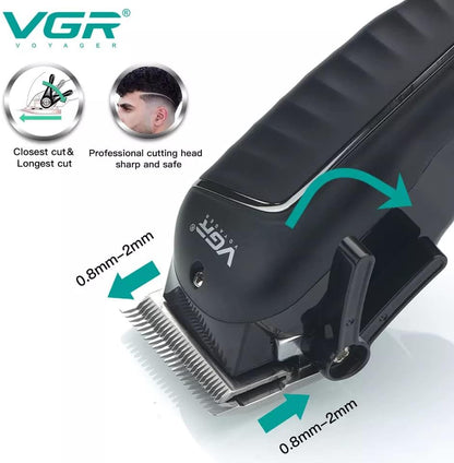 VGR V-683 Makinë e Madhe me Ekran LED, 200 Minuta Punë dhe 4 Krehëra