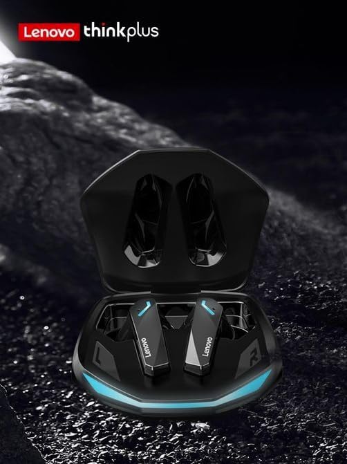 Lenovo GM2 Pro True Wireless Gaming Earphones, Kufje Gaming TWS Bluetooth me Mikrofon dhe Kuti Karikimi