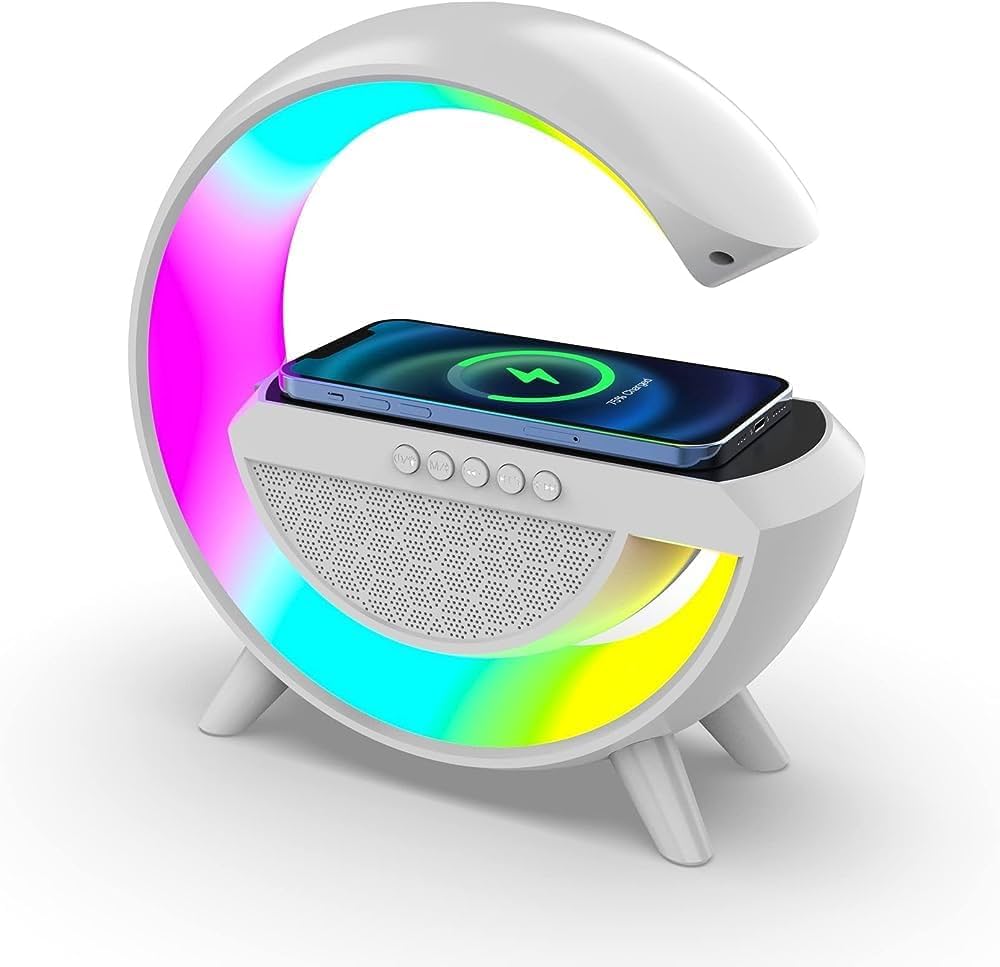 Altoparlant me drita led dhe karikim magsafe – Zmadhues Zëri Bluetooth