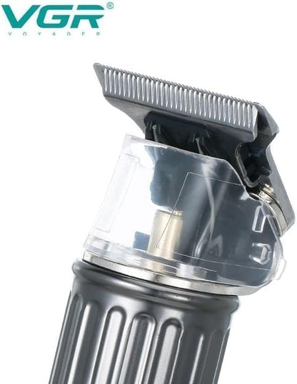 VGR V-078 Makinë e vogël për flokë dhe mjekër me teh T inox, motor 6000 RPM dhe 120 minuta punë